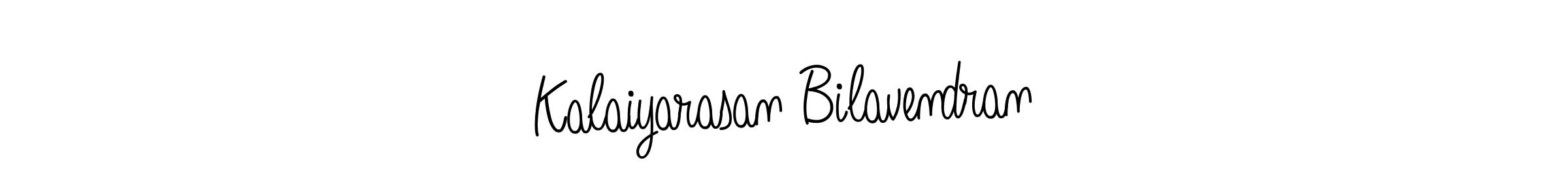 Design your own signature with our free online signature maker. With this signature software, you can create a handwritten (Angelique-Rose-font-FFP) signature for name Kalaiyarasan Bilavendran. Kalaiyarasan Bilavendran signature style 5 images and pictures png