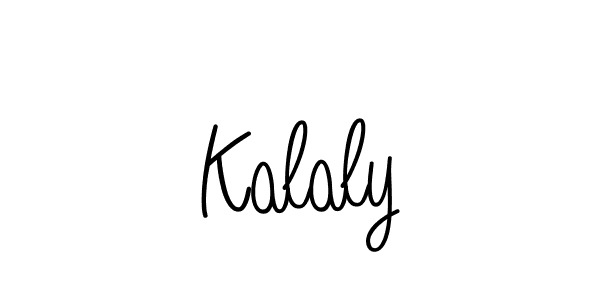 Design your own signature with our free online signature maker. With this signature software, you can create a handwritten (Angelique-Rose-font-FFP) signature for name Kalaly. Kalaly signature style 5 images and pictures png