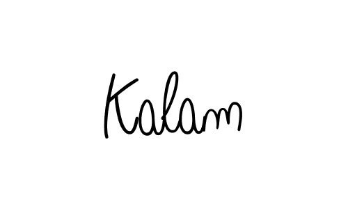 The best way (Angelique-Rose-font-FFP) to make a short signature is to pick only two or three words in your name. The name Kalam include a total of six letters. For converting this name. Kalam signature style 5 images and pictures png