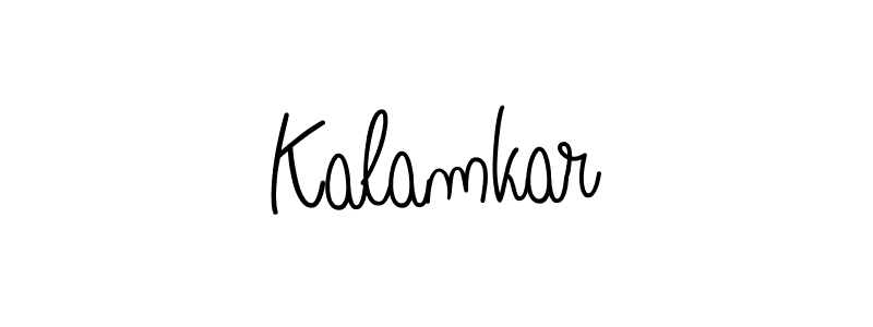 Make a beautiful signature design for name Kalamkar. Use this online signature maker to create a handwritten signature for free. Kalamkar signature style 5 images and pictures png