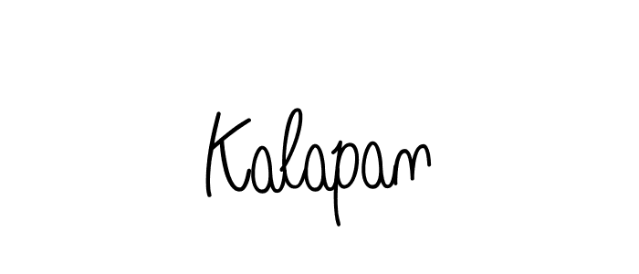 The best way (Angelique-Rose-font-FFP) to make a short signature is to pick only two or three words in your name. The name Kalapan include a total of six letters. For converting this name. Kalapan signature style 5 images and pictures png
