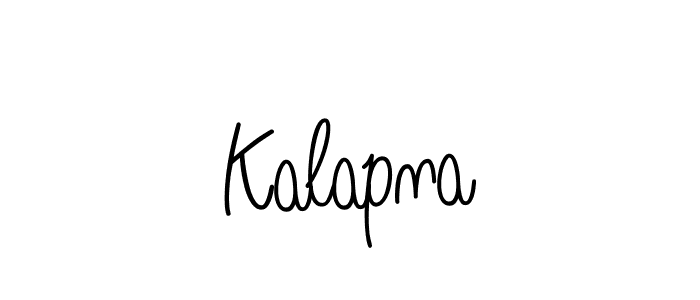 Create a beautiful signature design for name Kalapna. With this signature (Angelique-Rose-font-FFP) fonts, you can make a handwritten signature for free. Kalapna signature style 5 images and pictures png