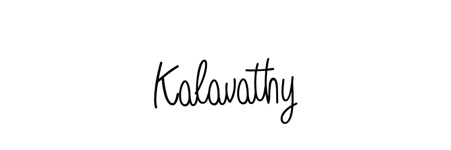 Kalavathy stylish signature style. Best Handwritten Sign (Angelique-Rose-font-FFP) for my name. Handwritten Signature Collection Ideas for my name Kalavathy. Kalavathy signature style 5 images and pictures png