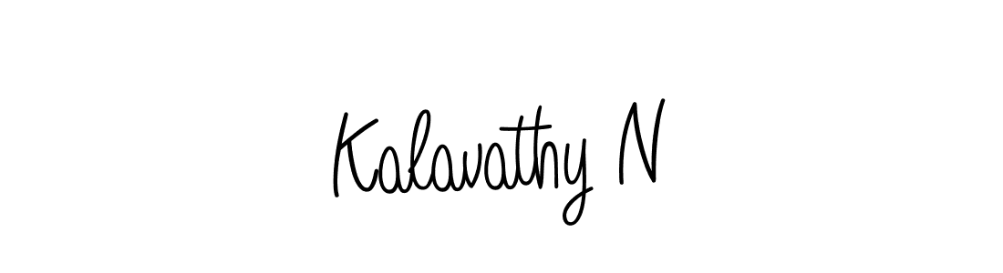 How to Draw Kalavathy N signature style? Angelique-Rose-font-FFP is a latest design signature styles for name Kalavathy N. Kalavathy N signature style 5 images and pictures png