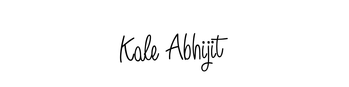 Create a beautiful signature design for name Kale Abhijit. With this signature (Angelique-Rose-font-FFP) fonts, you can make a handwritten signature for free. Kale Abhijit signature style 5 images and pictures png