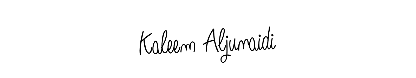 Here are the top 10 professional signature styles for the name Kaleem Aljunaidi. These are the best autograph styles you can use for your name. Kaleem Aljunaidi signature style 5 images and pictures png