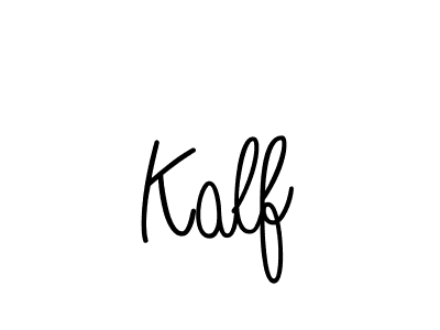 Create a beautiful signature design for name Kalf. With this signature (Angelique-Rose-font-FFP) fonts, you can make a handwritten signature for free. Kalf signature style 5 images and pictures png