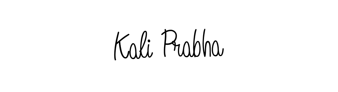 Kali Prabha stylish signature style. Best Handwritten Sign (Angelique-Rose-font-FFP) for my name. Handwritten Signature Collection Ideas for my name Kali Prabha. Kali Prabha signature style 5 images and pictures png