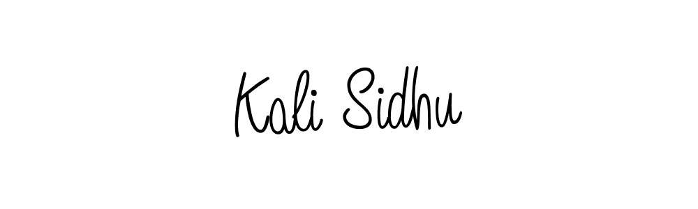You should practise on your own different ways (Angelique-Rose-font-FFP) to write your name (Kali Sidhu) in signature. don't let someone else do it for you. Kali Sidhu signature style 5 images and pictures png