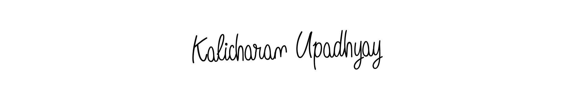 Make a beautiful signature design for name Kalicharan Upadhyay. With this signature (Angelique-Rose-font-FFP) style, you can create a handwritten signature for free. Kalicharan Upadhyay signature style 5 images and pictures png