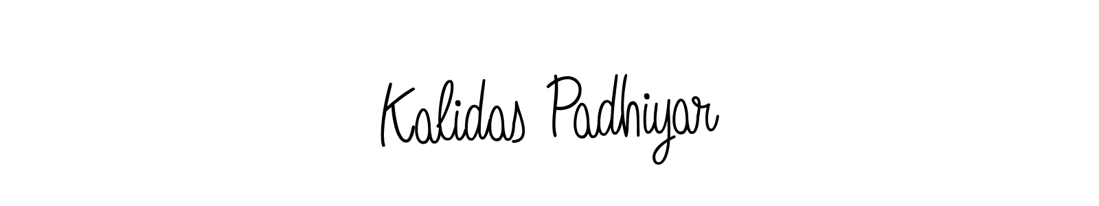 The best way (Angelique-Rose-font-FFP) to make a short signature is to pick only two or three words in your name. The name Kalidas Padhiyar include a total of six letters. For converting this name. Kalidas Padhiyar signature style 5 images and pictures png