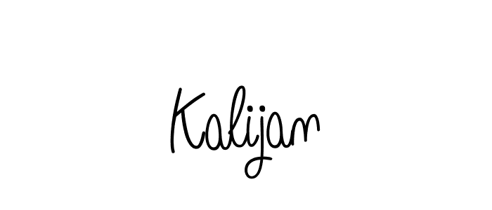 How to make Kalijan name signature. Use Angelique-Rose-font-FFP style for creating short signs online. This is the latest handwritten sign. Kalijan signature style 5 images and pictures png