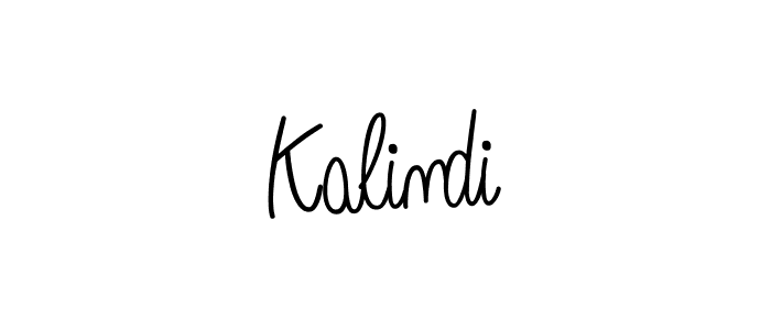 Use a signature maker to create a handwritten signature online. With this signature software, you can design (Angelique-Rose-font-FFP) your own signature for name Kalindi. Kalindi signature style 5 images and pictures png