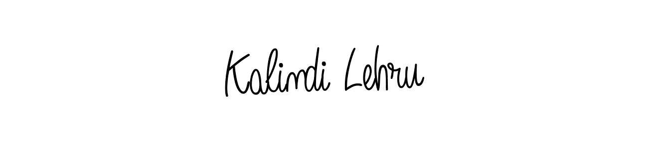 Design your own signature with our free online signature maker. With this signature software, you can create a handwritten (Angelique-Rose-font-FFP) signature for name Kalindi Lehru. Kalindi Lehru signature style 5 images and pictures png