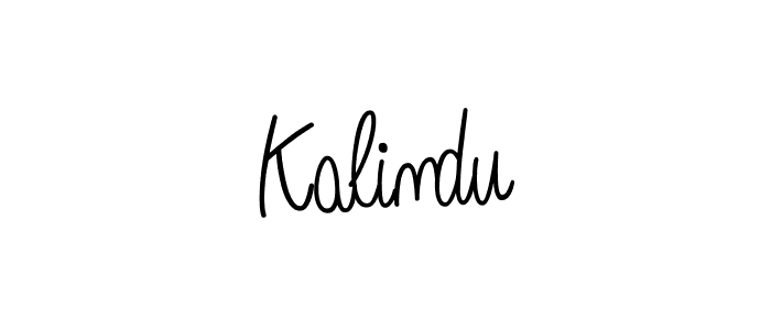 Kalindu stylish signature style. Best Handwritten Sign (Angelique-Rose-font-FFP) for my name. Handwritten Signature Collection Ideas for my name Kalindu. Kalindu signature style 5 images and pictures png