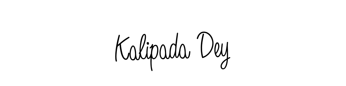 Kalipada Dey stylish signature style. Best Handwritten Sign (Angelique-Rose-font-FFP) for my name. Handwritten Signature Collection Ideas for my name Kalipada Dey. Kalipada Dey signature style 5 images and pictures png