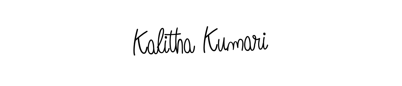 Make a beautiful signature design for name Kalitha Kumari. Use this online signature maker to create a handwritten signature for free. Kalitha Kumari signature style 5 images and pictures png