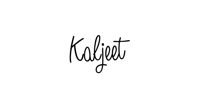 How to make Kaljeet signature? Angelique-Rose-font-FFP is a professional autograph style. Create handwritten signature for Kaljeet name. Kaljeet signature style 5 images and pictures png