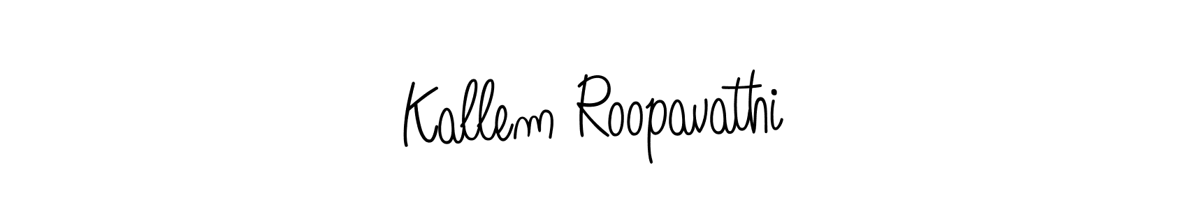 Check out images of Autograph of Kallem Roopavathi name. Actor Kallem Roopavathi Signature Style. Angelique-Rose-font-FFP is a professional sign style online. Kallem Roopavathi signature style 5 images and pictures png