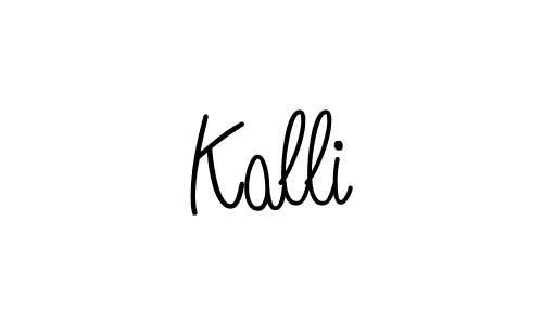 Create a beautiful signature design for name Kalli. With this signature (Angelique-Rose-font-FFP) fonts, you can make a handwritten signature for free. Kalli signature style 5 images and pictures png