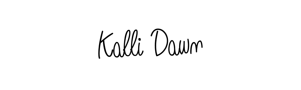 Check out images of Autograph of Kalli Dawn name. Actor Kalli Dawn Signature Style. Angelique-Rose-font-FFP is a professional sign style online. Kalli Dawn signature style 5 images and pictures png