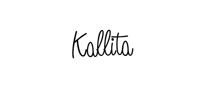 Make a short Kallita signature style. Manage your documents anywhere anytime using Angelique-Rose-font-FFP. Create and add eSignatures, submit forms, share and send files easily. Kallita signature style 5 images and pictures png