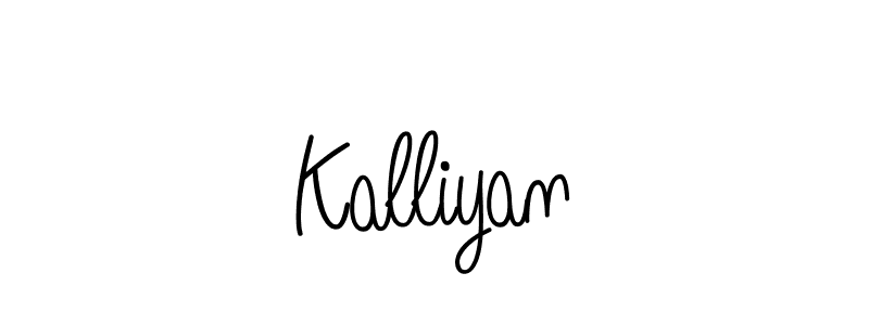How to Draw Kalliyan signature style? Angelique-Rose-font-FFP is a latest design signature styles for name Kalliyan. Kalliyan signature style 5 images and pictures png