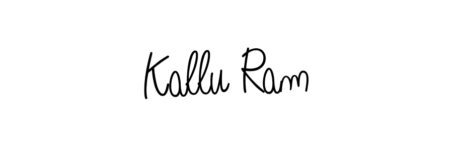 if you are searching for the best signature style for your name Kallu Ram. so please give up your signature search. here we have designed multiple signature styles  using Angelique-Rose-font-FFP. Kallu Ram signature style 5 images and pictures png