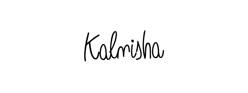 How to make Kalnisha signature? Angelique-Rose-font-FFP is a professional autograph style. Create handwritten signature for Kalnisha name. Kalnisha signature style 5 images and pictures png
