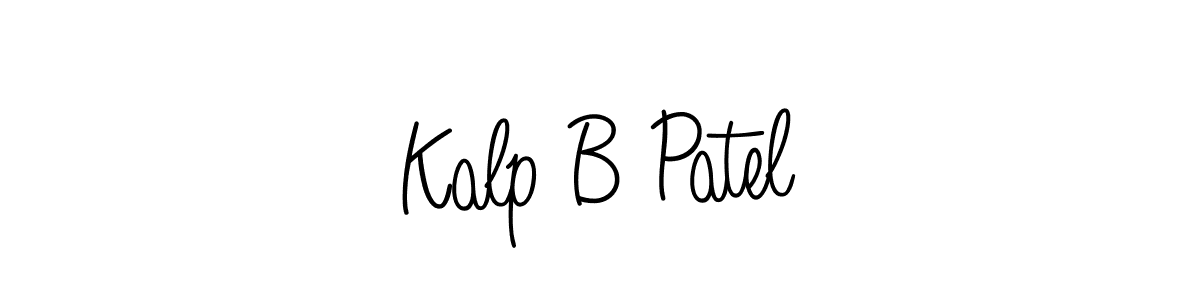 Angelique-Rose-font-FFP is a professional signature style that is perfect for those who want to add a touch of class to their signature. It is also a great choice for those who want to make their signature more unique. Get Kalp B Patel name to fancy signature for free. Kalp B Patel signature style 5 images and pictures png