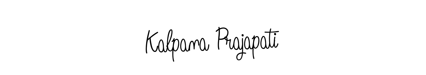 How to make Kalpana Prajapati signature? Angelique-Rose-font-FFP is a professional autograph style. Create handwritten signature for Kalpana Prajapati name. Kalpana Prajapati signature style 5 images and pictures png