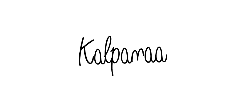 Create a beautiful signature design for name Kalpanaa. With this signature (Angelique-Rose-font-FFP) fonts, you can make a handwritten signature for free. Kalpanaa signature style 5 images and pictures png