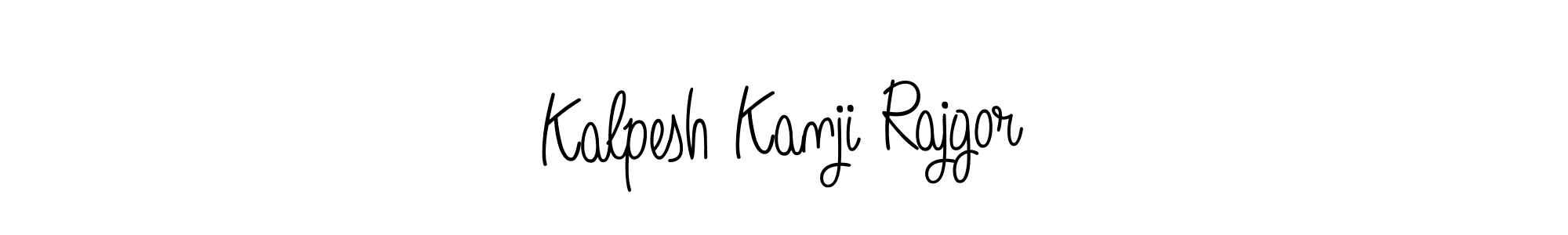 How to make Kalpesh Kanji Rajgor signature? Angelique-Rose-font-FFP is a professional autograph style. Create handwritten signature for Kalpesh Kanji Rajgor name. Kalpesh Kanji Rajgor signature style 5 images and pictures png