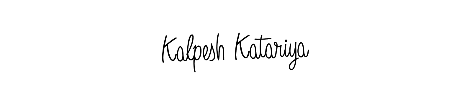 Make a short Kalpesh Katariya signature style. Manage your documents anywhere anytime using Angelique-Rose-font-FFP. Create and add eSignatures, submit forms, share and send files easily. Kalpesh Katariya signature style 5 images and pictures png