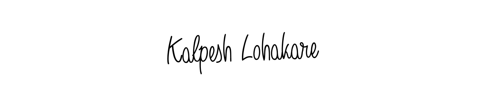 Kalpesh Lohakare stylish signature style. Best Handwritten Sign (Angelique-Rose-font-FFP) for my name. Handwritten Signature Collection Ideas for my name Kalpesh Lohakare. Kalpesh Lohakare signature style 5 images and pictures png