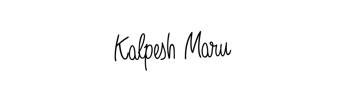 Make a beautiful signature design for name Kalpesh Maru. Use this online signature maker to create a handwritten signature for free. Kalpesh Maru signature style 5 images and pictures png