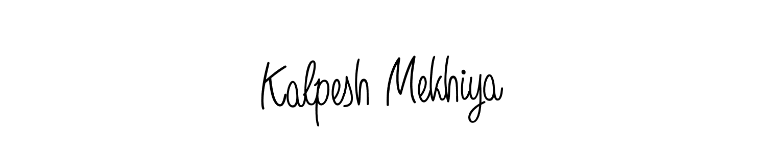 How to Draw Kalpesh Mekhiya signature style? Angelique-Rose-font-FFP is a latest design signature styles for name Kalpesh Mekhiya. Kalpesh Mekhiya signature style 5 images and pictures png