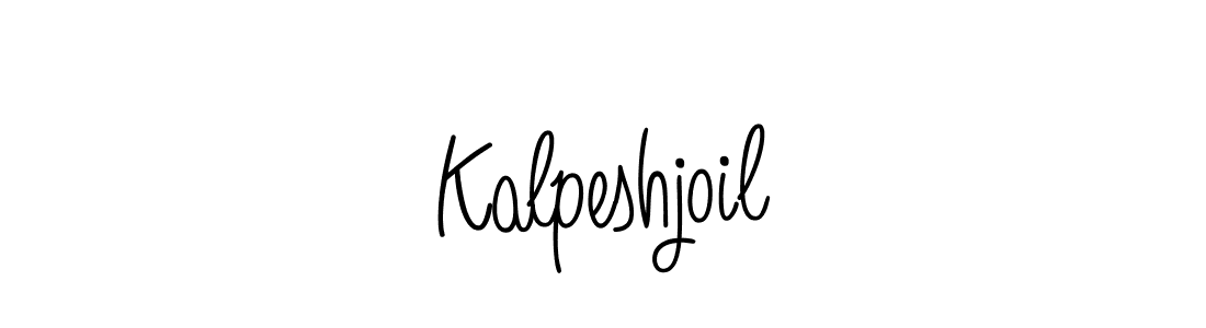 Also we have Kalpeshjoil name is the best signature style. Create professional handwritten signature collection using Angelique-Rose-font-FFP autograph style. Kalpeshjoil signature style 5 images and pictures png