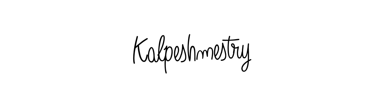 Design your own signature with our free online signature maker. With this signature software, you can create a handwritten (Angelique-Rose-font-FFP) signature for name Kalpeshmestry. Kalpeshmestry signature style 5 images and pictures png