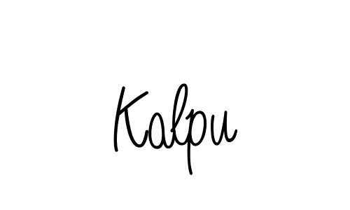 Make a beautiful signature design for name Kalpu. Use this online signature maker to create a handwritten signature for free. Kalpu signature style 5 images and pictures png