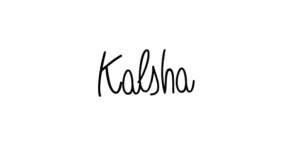Also You can easily find your signature by using the search form. We will create Kalsha name handwritten signature images for you free of cost using Angelique-Rose-font-FFP sign style. Kalsha signature style 5 images and pictures png