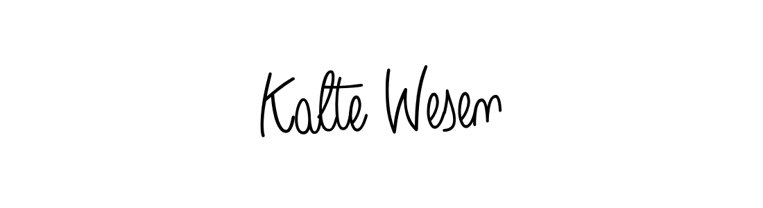 Use a signature maker to create a handwritten signature online. With this signature software, you can design (Angelique-Rose-font-FFP) your own signature for name Kalte Wesen. Kalte Wesen signature style 5 images and pictures png