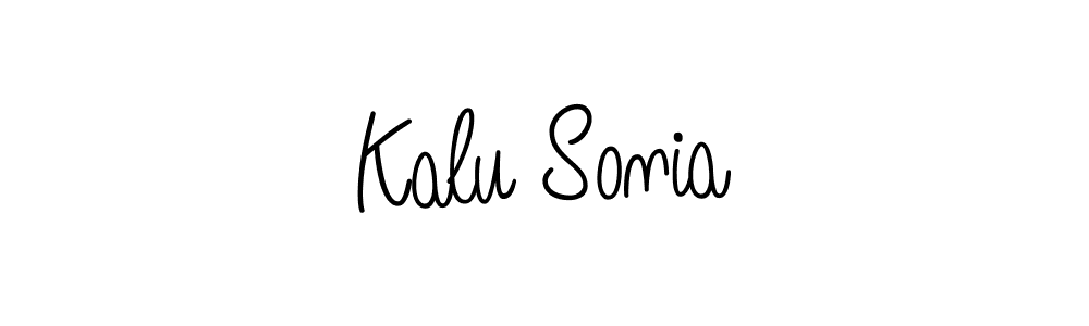 How to make Kalu Sonia signature? Angelique-Rose-font-FFP is a professional autograph style. Create handwritten signature for Kalu Sonia name. Kalu Sonia signature style 5 images and pictures png