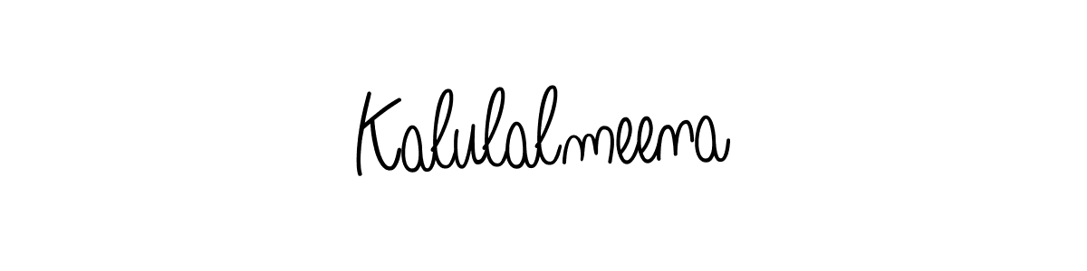 Design your own signature with our free online signature maker. With this signature software, you can create a handwritten (Angelique-Rose-font-FFP) signature for name Kalulalmeena. Kalulalmeena signature style 5 images and pictures png