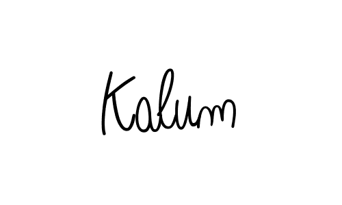 Also we have Kalum name is the best signature style. Create professional handwritten signature collection using Angelique-Rose-font-FFP autograph style. Kalum signature style 5 images and pictures png