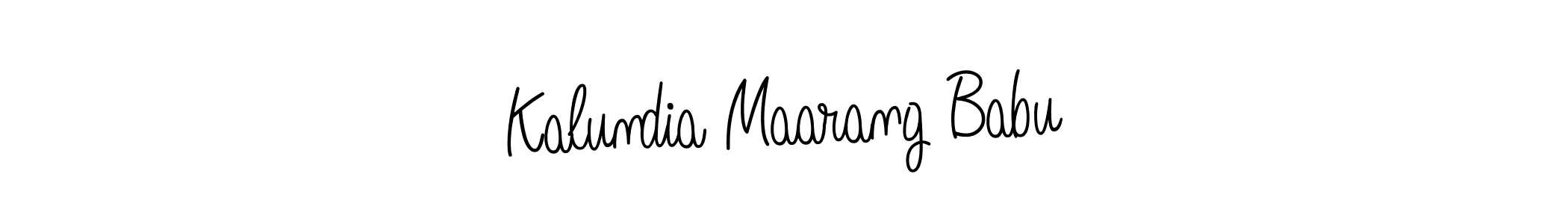 Here are the top 10 professional signature styles for the name Kalundia Maarang Babu. These are the best autograph styles you can use for your name. Kalundia Maarang Babu signature style 5 images and pictures png