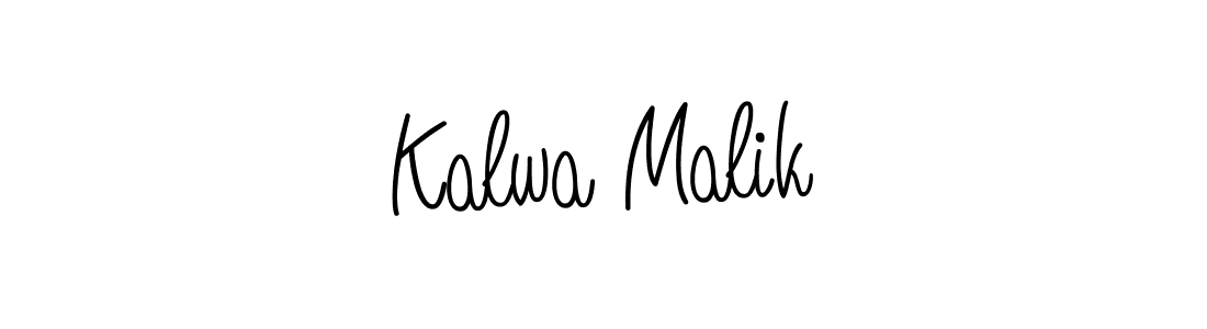 Make a short Kalwa Malik signature style. Manage your documents anywhere anytime using Angelique-Rose-font-FFP. Create and add eSignatures, submit forms, share and send files easily. Kalwa Malik signature style 5 images and pictures png