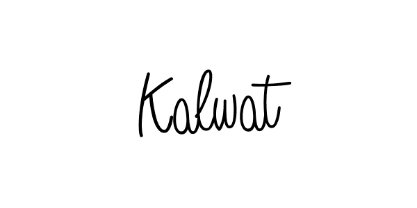 How to make Kalwat name signature. Use Angelique-Rose-font-FFP style for creating short signs online. This is the latest handwritten sign. Kalwat signature style 5 images and pictures png