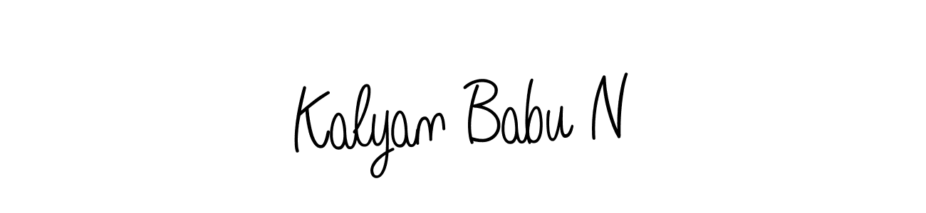 It looks lik you need a new signature style for name Kalyan Babu N. Design unique handwritten (Angelique-Rose-font-FFP) signature with our free signature maker in just a few clicks. Kalyan Babu N signature style 5 images and pictures png