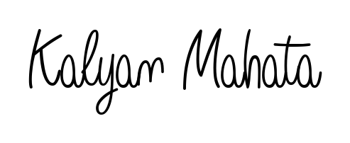You can use this online signature creator to create a handwritten signature for the name Kalyan Mahata. This is the best online autograph maker. Kalyan Mahata signature style 5 images and pictures png